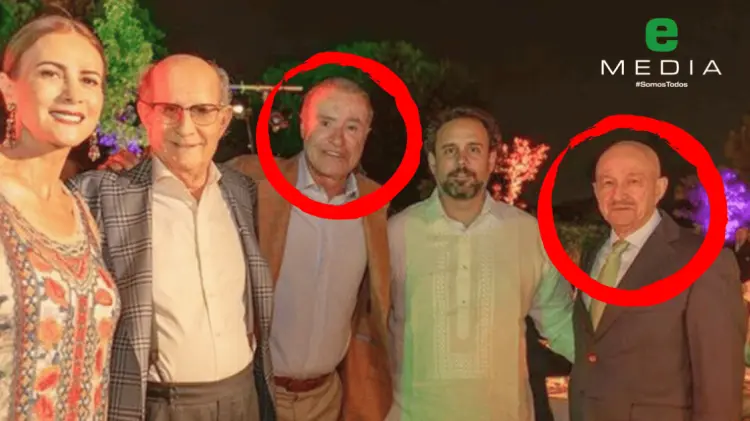 Carlos Salina de Gortari, expresidente de México, visto en exclusiva fiesta. (Foto: Cortesía)
