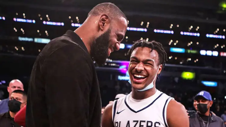 Bronny James jugará en Los Angeles Lakers junto a su padre