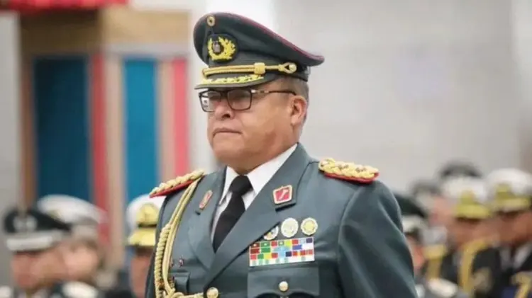 Juan José Zúñiga, alto mando del Ejército de Bolivia. (Foto: Especial)