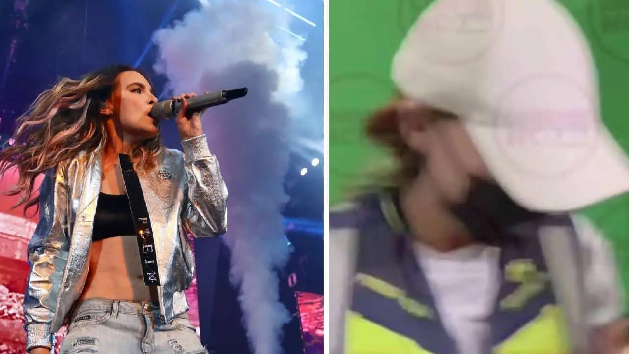 Belinda se disfraza para huir de las preguntas sobre Christian Nodal