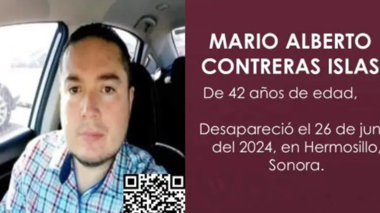 Mario Alberto Contreras Islas. (Foto: FGJE Sonora)