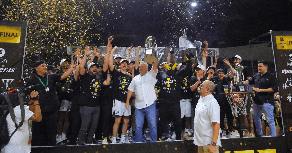 Rayos de Hermosillo barre con Astros y es campeón del Cibacopa 2024