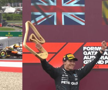 Russell se impone en un caótico GP de Austria; Checo finaliza séptimo