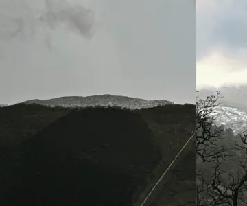 Sierra de Sahuaripa se pinta de blanco en pleno verano tras granizada