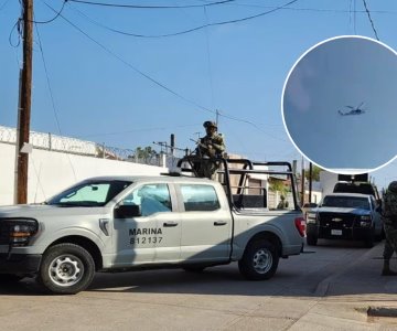 Fuerzas federales realizan intenso operativo al norte de Culiacán