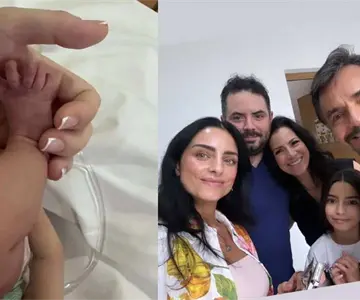 Eugenio Derbez ya conoció a su nieta Tessa, hija de José Eduardo Derbez