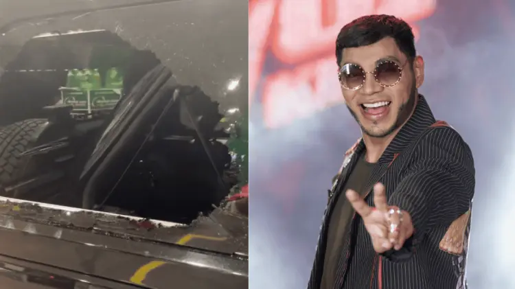 El vehículo en el que viajaba Samo sufrió un robo en la colonia Condesa en CDMX (Foto: Especial)