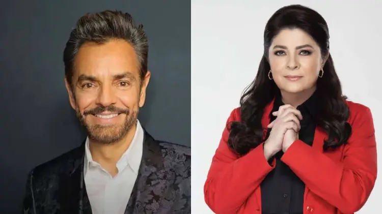 Nos abrazamos: Eugenio Derbez se reencuentra con Victoria Ruffo