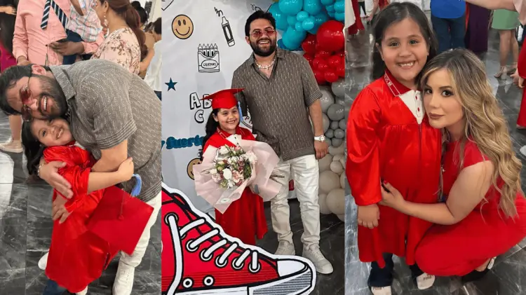 Luis R. Conriquez acudió a Caborca para celebrar la graduación de Emily. (Fotos: Instagram)