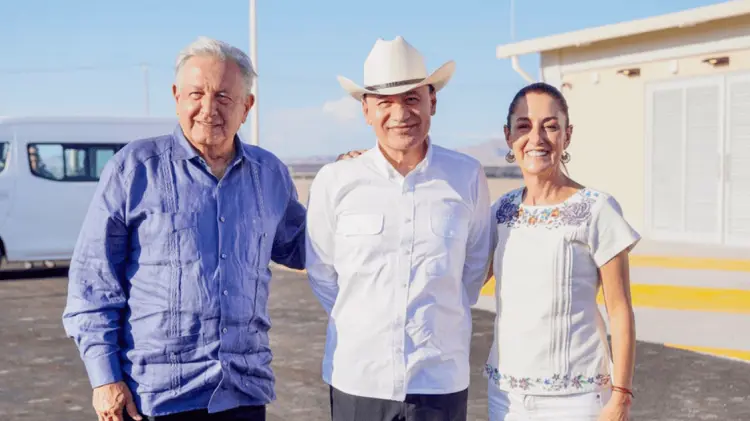 El gobernador fue anfitrión del actual presidente y la presidenta electa. (Foto: Cortesía)