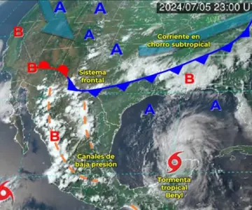 Beryl seguirá provocando lluvias en México