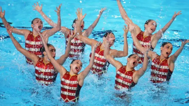 Las mexicanas ganaron el segundo lugar al ritmo de Don’t stop me now de Queen. (Foto: Especial)