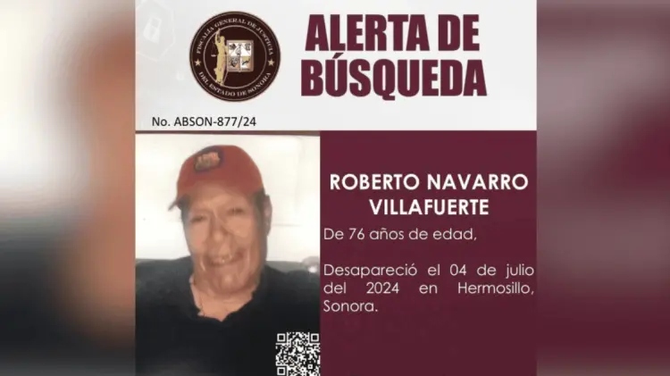 Roberto Navarro Villafuente salió de su domicilio el jueves 4 de julio. (Foto: Cortesía)
