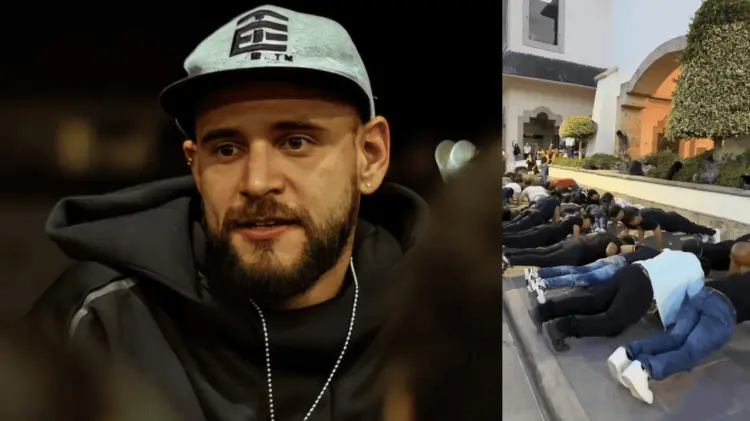 Los fanáticos manifestaron su descontento haciendo 20 lagartijas. (Especial / EXPRESO)