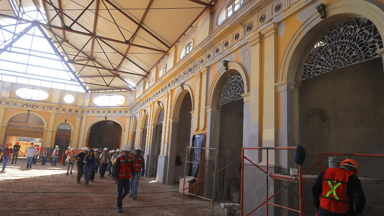 Registran avance de 45% en obra del Mercado Municipal Número 1