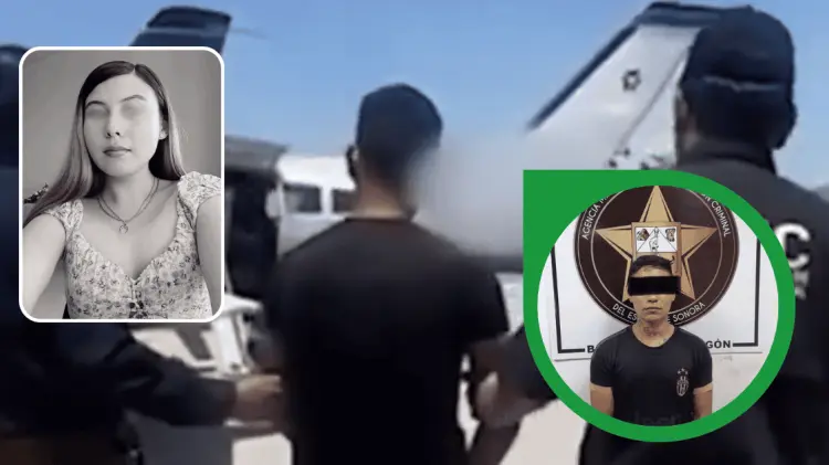 La Fiscalía de Sonora reveló imágenes del traslado de Sergio Daniel rumbo a Mexicali. (Cortesía)