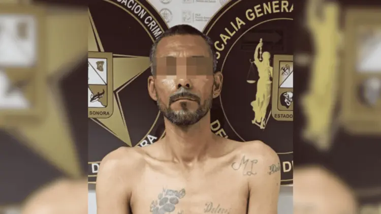 Jesús Agustín N fue turnado al Ministerio Público. (Foto: FGJE de Sonora)