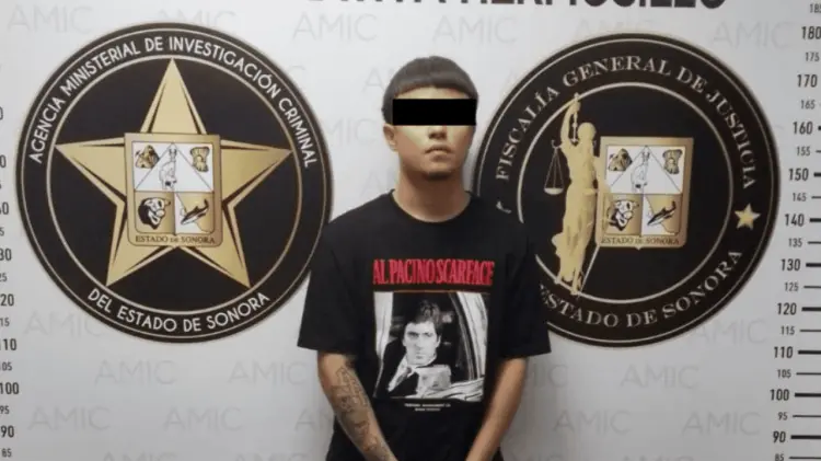 Ángel Gabriel N fue puesto en prisión preventiva. (Foto: FGJE de Sonora)