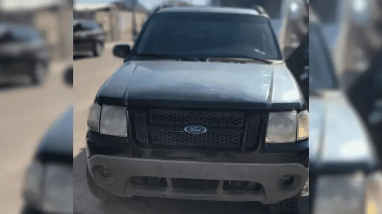 El pick up Explorer Sport Trac color negro, fue reportado el pasado 3 de octubre de 2023. (Cortesía)