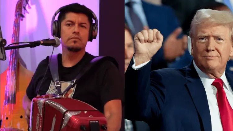 José Pepe Sánchez creo el corrido a Trump. (Foto: Cortesía)
