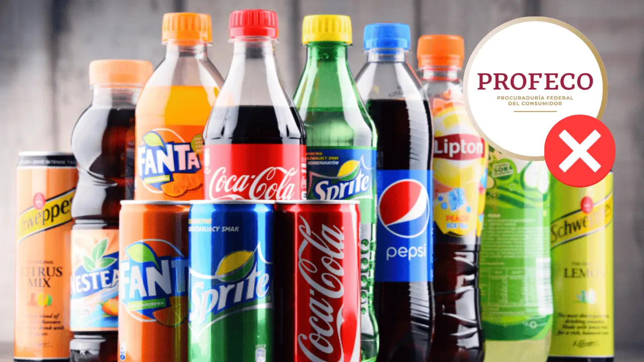 Profeco revela lista de los refrescos más dañinos para la salud