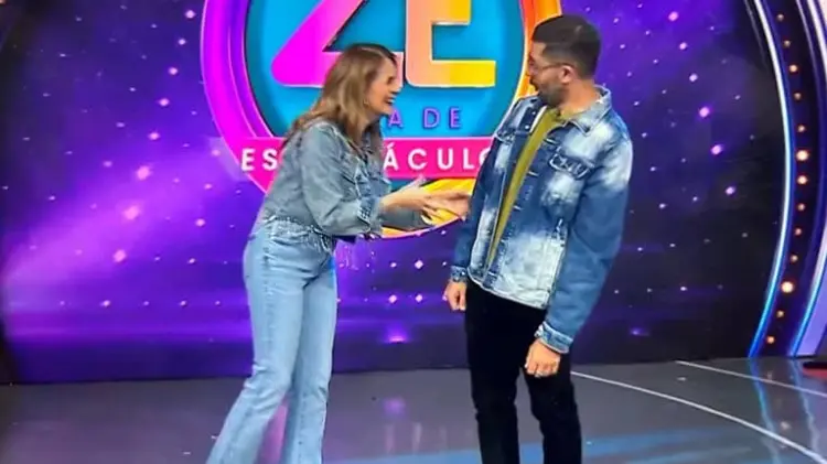 Flor Rubio y Ricardo Casares protagonizaron el tenso momento. (Foto: Cortesía)