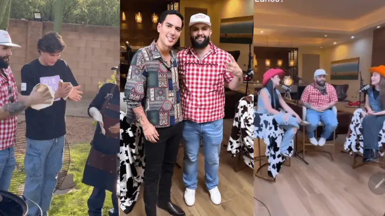 Carín León reunió a varios influencers en Hermosillo (Fotos: Instagram)
