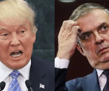 Tiene un IQ de 50: Donald Trump se burla de Marcelo Ebrard