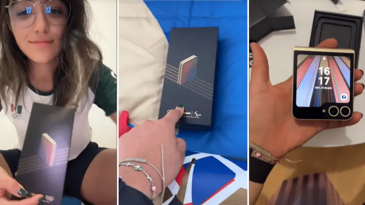 La arquera mexicana, Ana Paula Vázquez, presumió el exclusivo detalle de Samsung. (Foto: Especial)