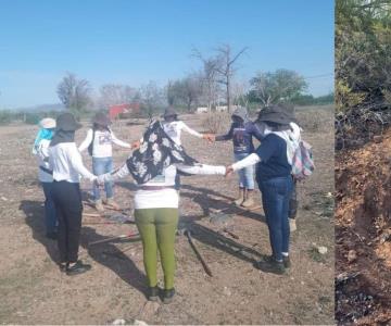 Guerreras Buscadoras de Guaymas y Empalme encuentran 9 fosas y 10 osamentas