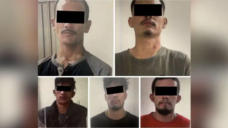 Amner Javier N, Roberto N, Junior Ezequiel N, Francisco Enrique N y Brayan N. (FGJE Sonora)