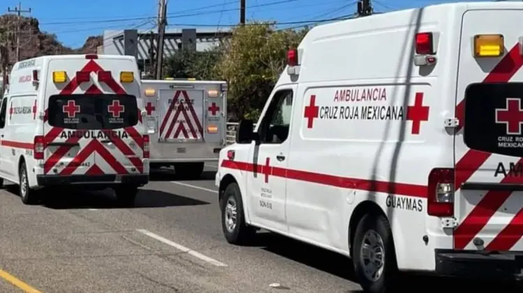 La Delegación de Cruz Roja en Guaymas atendió 7 casos el fin de semana. (Foto: Especial)