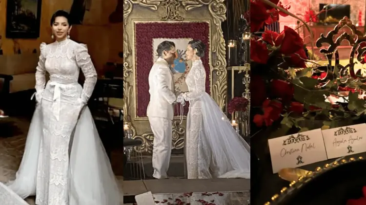 Nuevos detalles de la boda de Nodal y Ángela Aguilar han salido a la luz. (Foto: Especial)