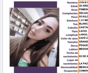 Buscan a Desiree Agúndez, joven desaparecida en La Paz, BCS