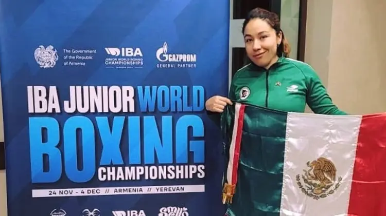 Brenda  Jiménez, primera entrenadora mujer mexicana de boxeo. (Foto: Agencia Reforma / EXPRESO)