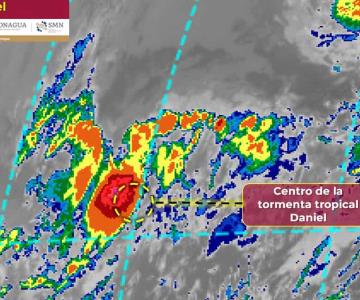 Tormenta tropical Daniel se forma en el Pacífico