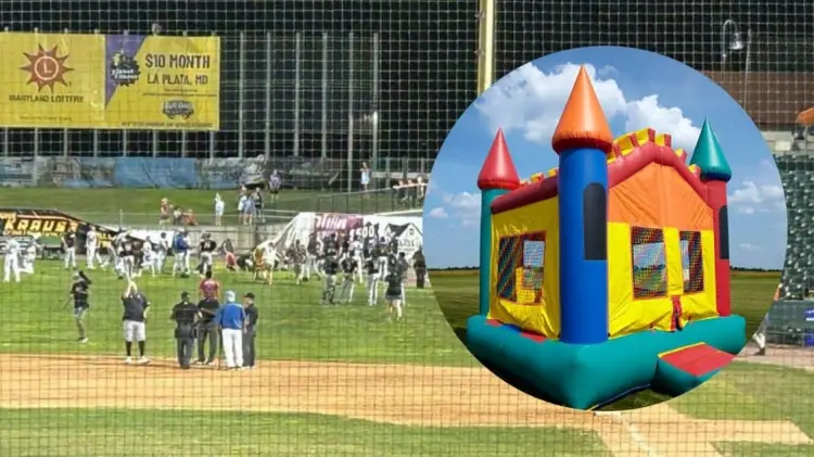 Los Southern Maryland Blue Crabs cancelaron el juego tras el accidente. (Foto: Especial)