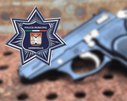 Detienen a hombre por amenazar a vecina con pistola de juguete en Hermosillo