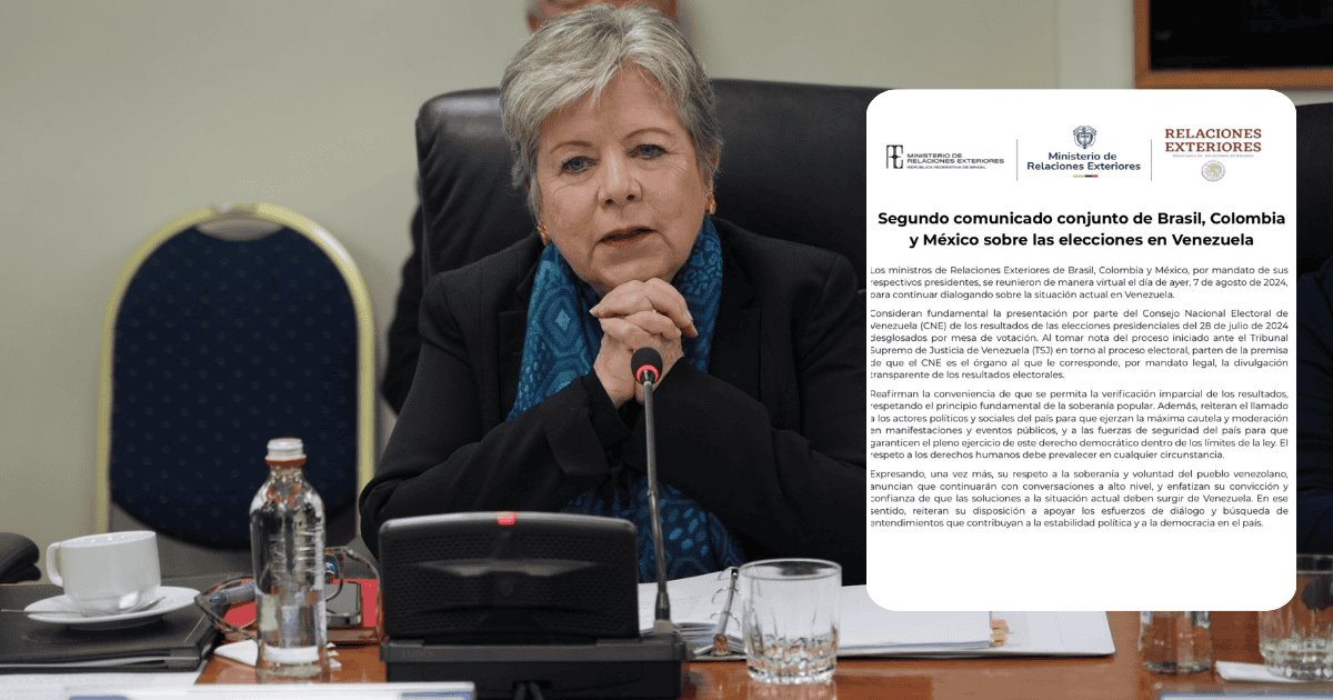 México, Brasil y Colombia piden a Venezuela presentar las actas electorales