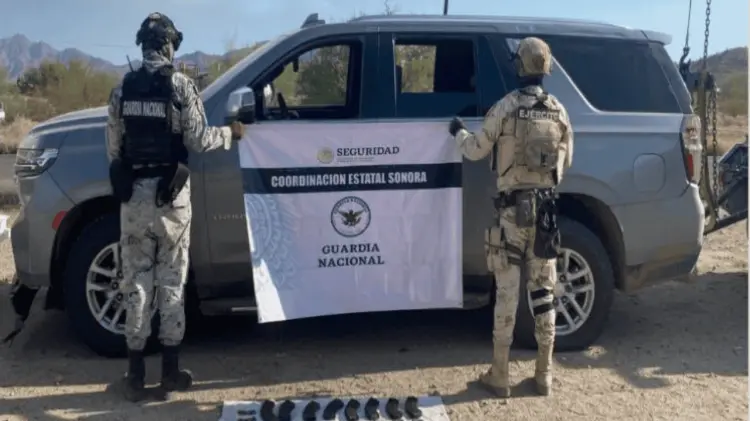 La GN operó en Sonora a partir de 30 unidades de infraestructura. (Foto: Mesa Estatal de Seguridad)