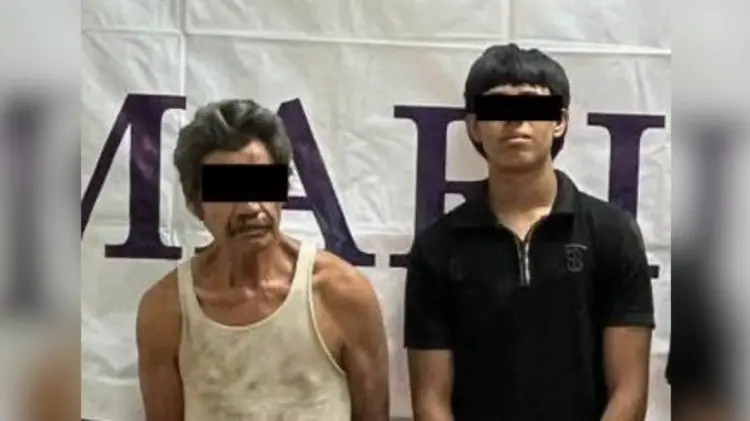 César Eduardo N, José Manuel N y un adolescente de 17 años fueron detenidos. (Foto: FGJE Sonora)