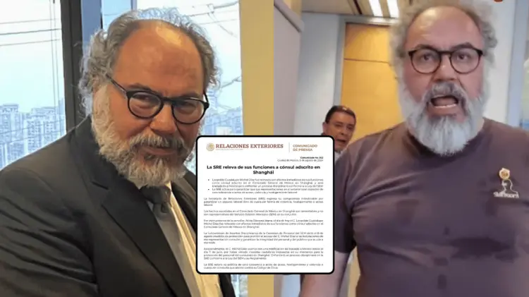 Leopoldo Michel Díaz fue captado en un video viral insultando y amenazando al personal. (Especial)