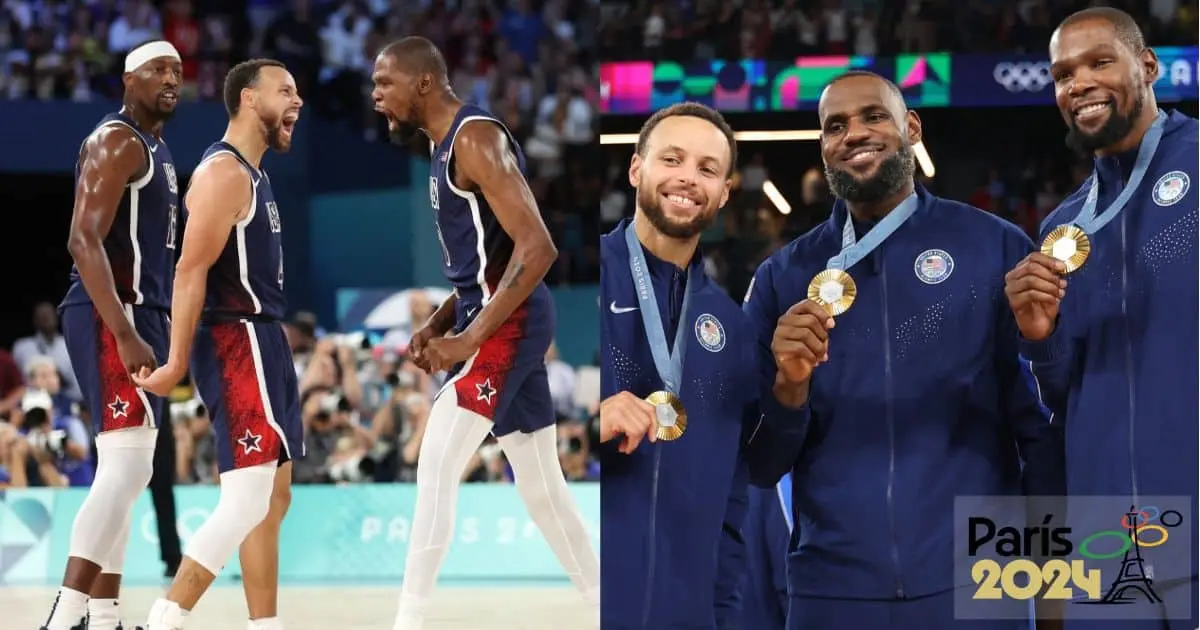 LeBron, Curry y Durant consiguen el oro número 17 en basquetbol para EU