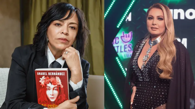 Paty Navidad aprovechó una entrevista en vivo para recriminar a la autora. (Foto: Agencia Reforma)