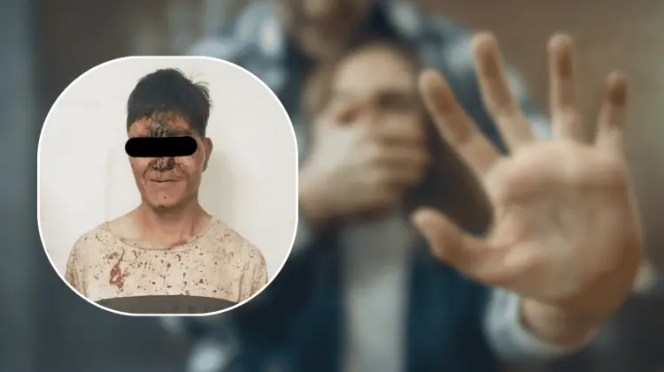 El secuestrador fue golpeado por los vecinos. (Foto: Especial/EXPRESO)