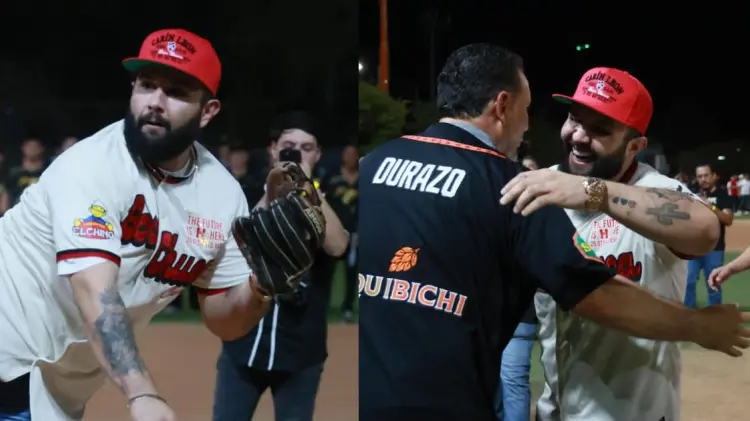Carin León lanzó la primera bola en la ceremonia de inauguración. (Fotos: Cristian Ruiz/EXPRESO)