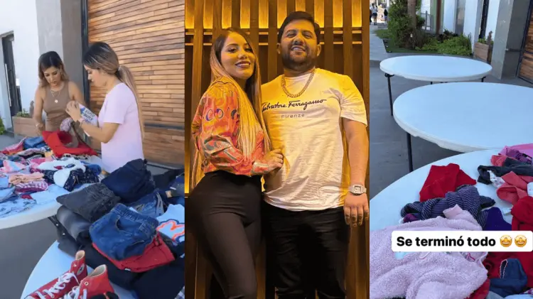 Karen regaló artículos que sus hijos ya no utilizan. (Fotos: Instagram y Especial)