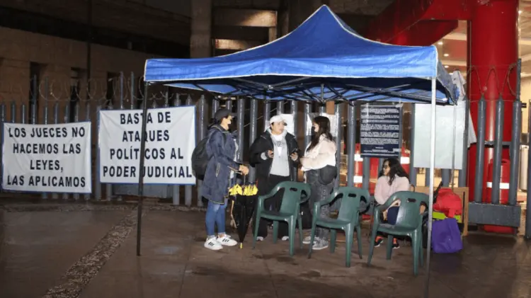 Los trabajadores del Poder Judicial están de paro. (Foto: Cortesía/El Universal)