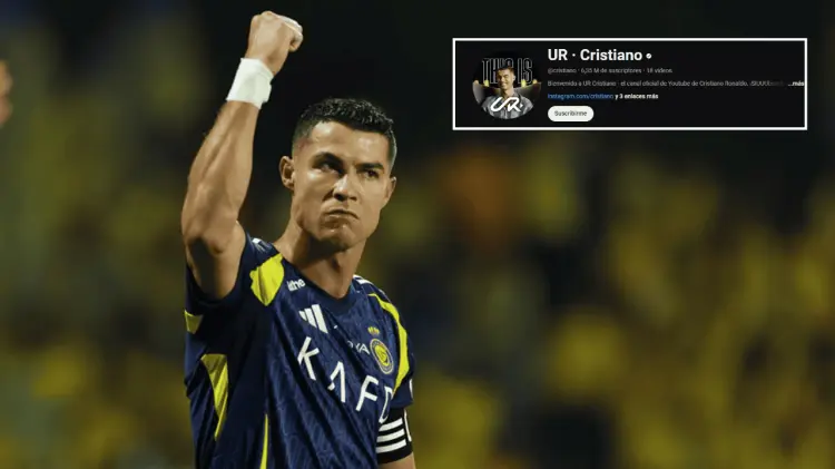 La cifra de suscriptores en el canal del futbolista ha crecido de manera rápida. (Especial /EXPRESO)