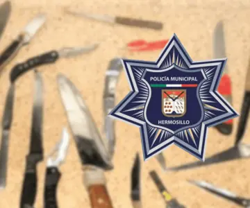 Detienen a tres con armas prohibidas en distintos puntos de Hermosillo